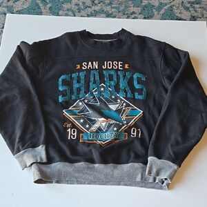 San Jose Sharks Black Sweatshirt